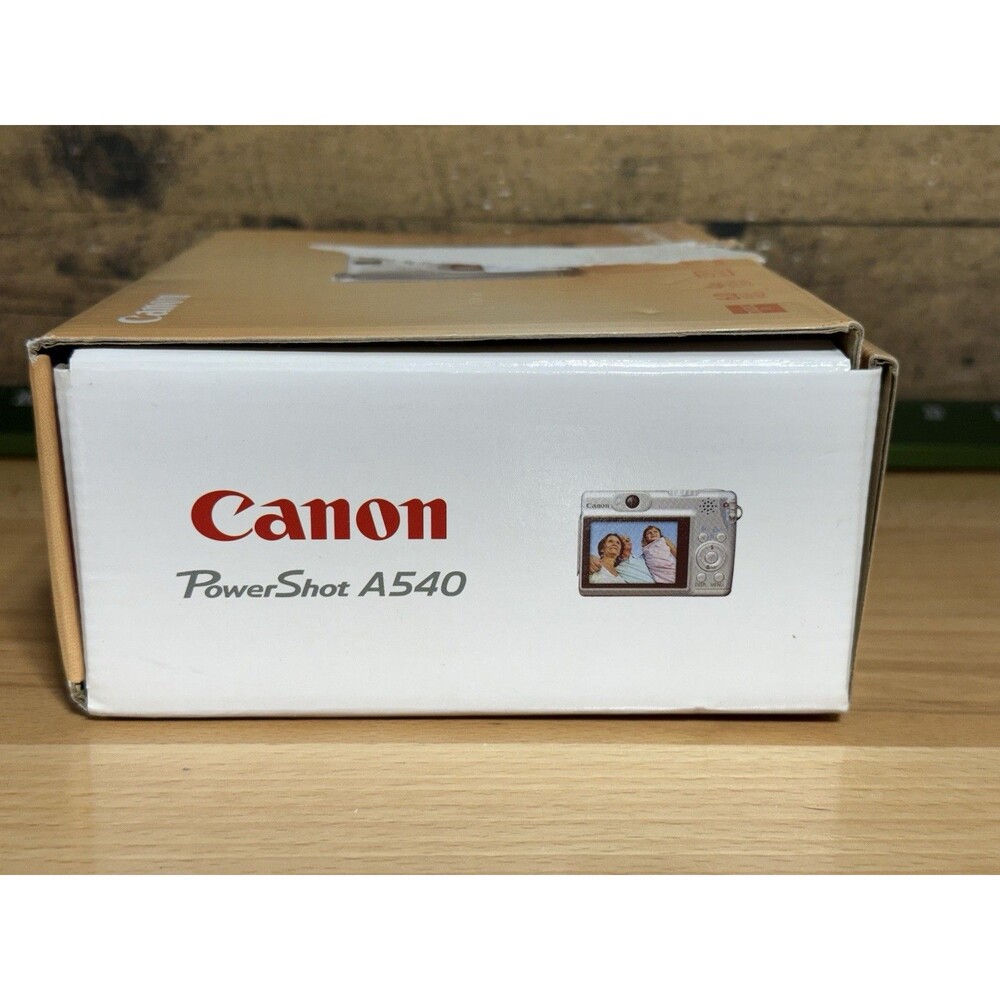 🔥Canon PowerShot A540 6MP Digital Camera 4x Zoom w/ Box SD Card Tested Working - Picture 2 of 16